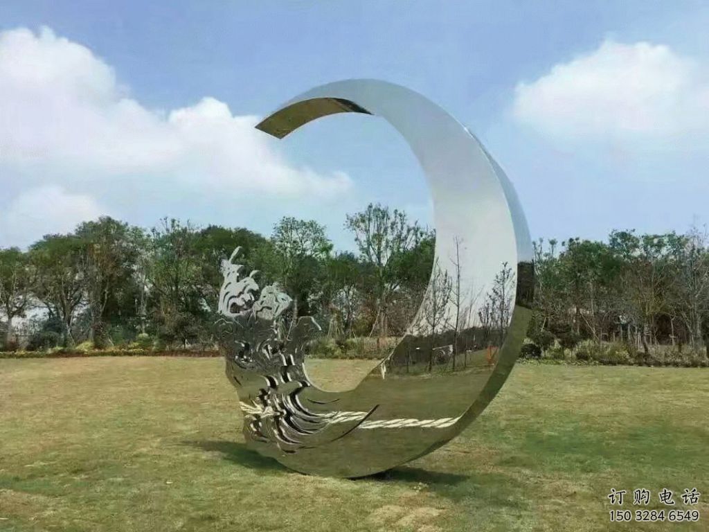 鏡面月牙雕塑廠家 大型擺件 創(chuàng)意不銹鋼月牙雕塑生產(chǎn) 鏡面月牙雕塑廠家 大型擺件 創(chuàng)意不銹鋼月牙雕塑生產(chǎn)