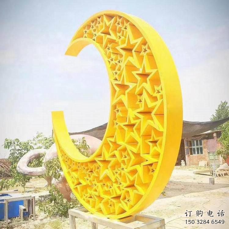 大型商場(chǎng)月牙形雕塑廠家 烤漆擺件 創(chuàng)意不銹鋼月牙形雕塑 大型商場(chǎng)月牙形雕塑廠家 烤漆擺件 創(chuàng)意不銹鋼月牙形雕塑
