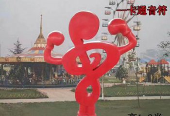 街道音符雕塑廠家 烤漆現(xiàn)代擺件 大型不銹鋼音符雕塑生產(chǎn)