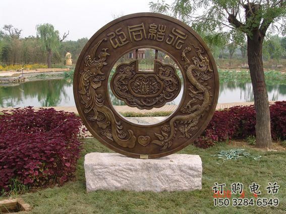 廣場古幣雕塑廠家 現(xiàn)代創(chuàng)意小品 大型古幣雕塑生產(chǎn)