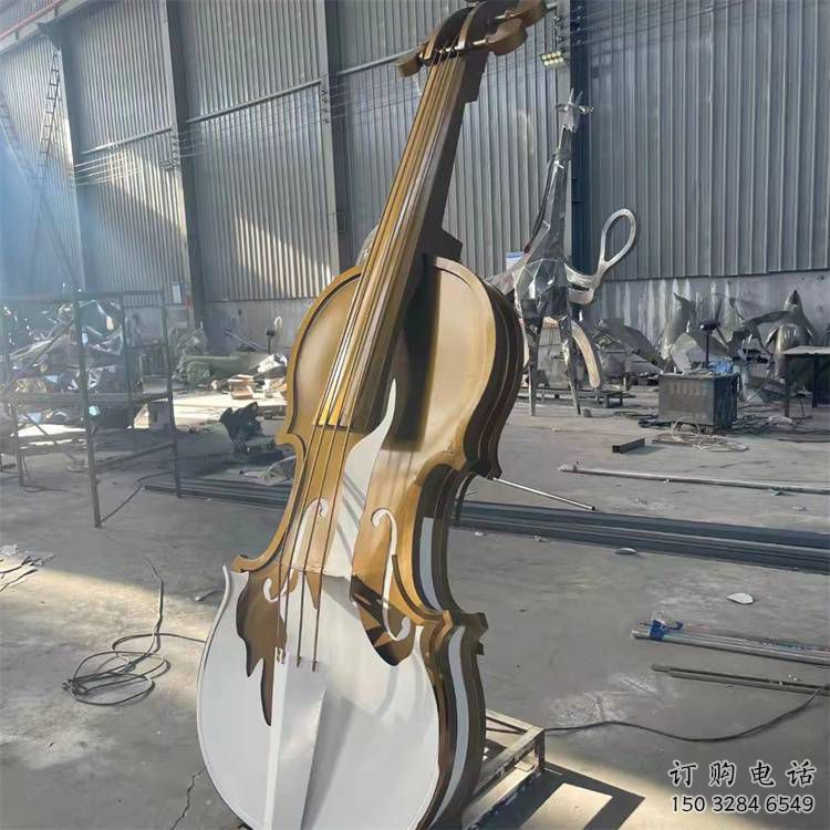 園林小提琴雕塑廠家 鏡面音樂小品 中式不銹鋼小提琴雕塑 園林小提琴雕塑廠家 鏡面音樂小品 中式不銹鋼小提琴雕塑