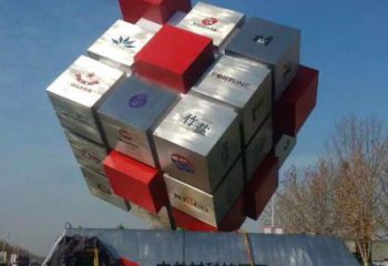 廣場(chǎng)魔方雕塑廠家 現(xiàn)代小品 戶外不銹鋼魔方雕塑廠家
