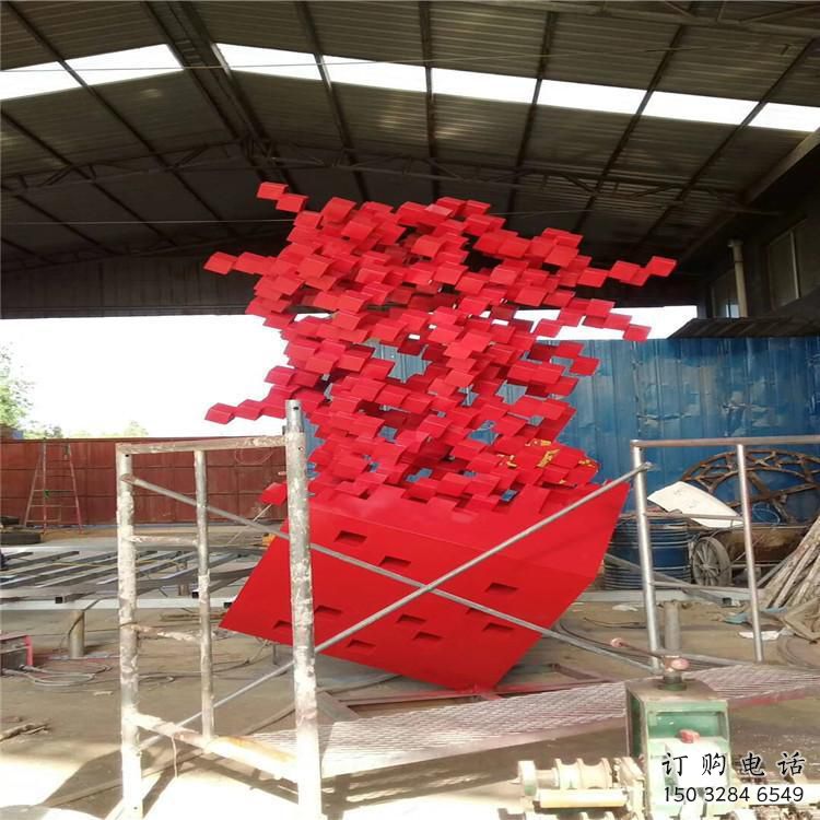 噴漆幾何體雕塑廠家 中式小品 廣場不銹鋼幾何體雕塑廠 噴漆幾何體雕塑廠家 中式小品 廣場不銹鋼幾何體雕塑廠