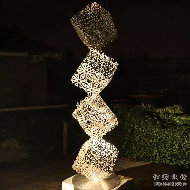 燈光幾何體雕塑廠家 創(chuàng)意小品 商業(yè)街不銹鋼幾何體雕塑廠 燈光幾何體雕塑廠家 創(chuàng)意小品 商業(yè)街不銹鋼幾何體雕塑廠