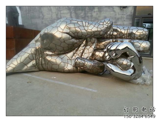 幾何拇指雕塑廠家 創(chuàng)意小品 現(xiàn)代不銹鋼拇指雕塑廠 幾何拇指雕塑廠家 創(chuàng)意小品 現(xiàn)代不銹鋼拇指雕塑廠