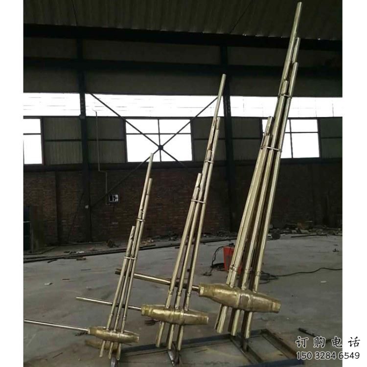 異形二胡雕塑廠家 現(xiàn)代小品 抽象不銹鋼二胡雕塑廠