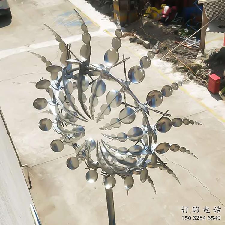 步行街風(fēng)動雕塑廠家 游樂場小品 戶外不銹鋼風(fēng)動雕塑制作