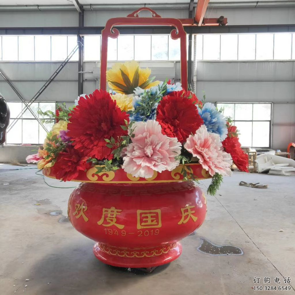 大型花籃雕塑廠家 彩繪小品 戶(hù)外不銹鋼花籃雕塑報(bào)價(jià)