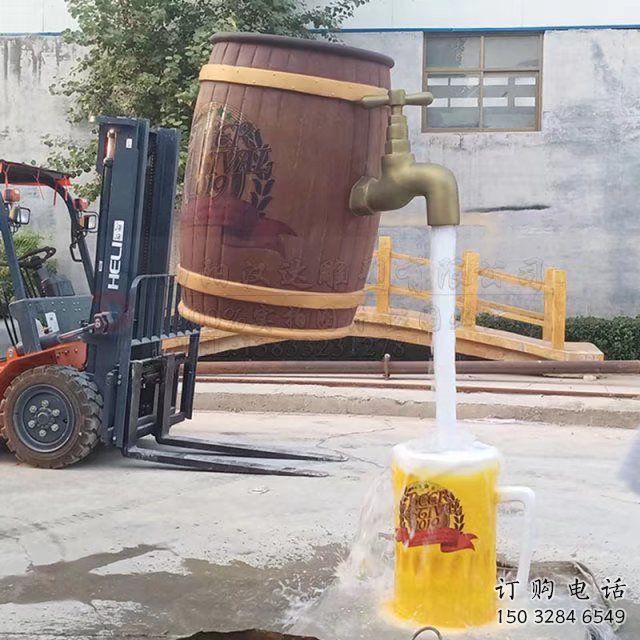 戶(hù)外酒壇雕塑廠家 噴水小品 創(chuàng)意不銹鋼酒壇雕塑生產(chǎn)