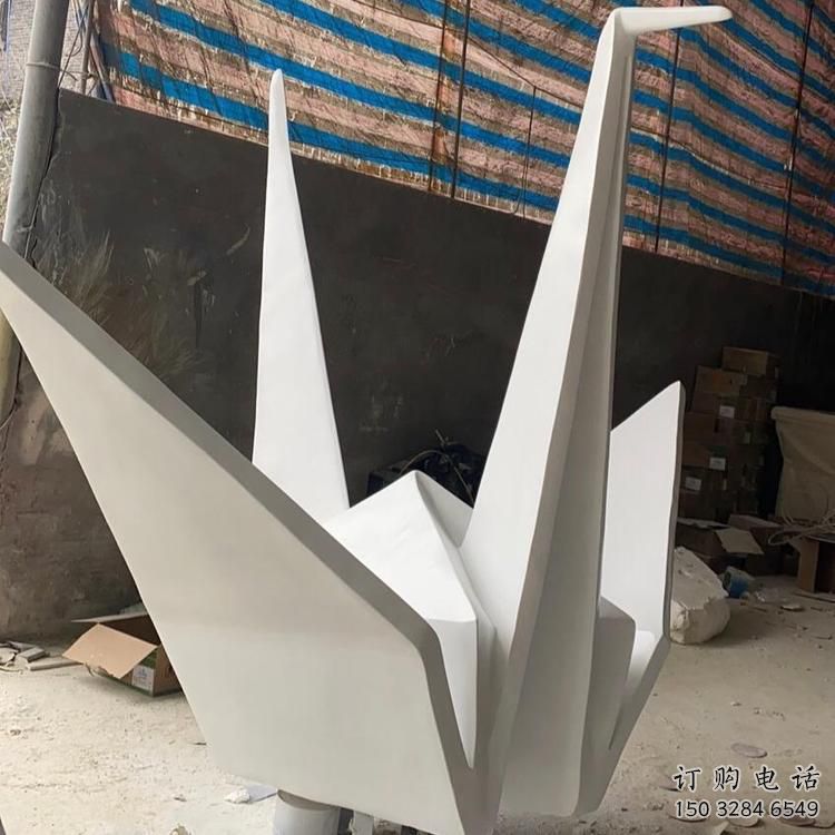 戶外千紙鶴雕塑廠家 噴漆小品 大型不銹鋼千紙鶴雕塑制作 戶外千紙鶴雕塑廠家 噴漆小品 大型不銹鋼千紙鶴雕塑制作