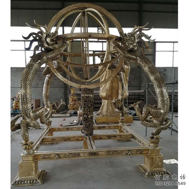 現(xiàn)代渾天儀雕塑廠家 大型別墅區(qū)擺件 廣場(chǎng)不銹鋼渾天儀雕塑廠
