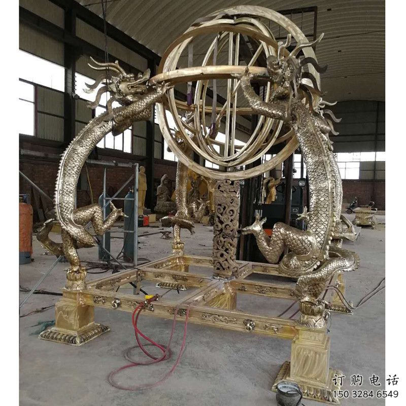 創(chuàng)意渾天儀雕塑廠家 戶(hù)外小品 公園不銹鋼渾天儀雕塑廠