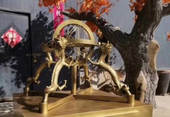 烤漆渾天儀雕塑廠家 創(chuàng)意小品 戶外不銹鋼渾天儀雕塑生產
