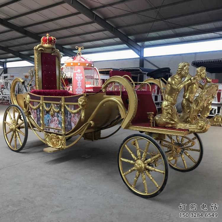 大型馬車雕塑廠家 歐式小品 創(chuàng)意不銹鋼馬車雕塑廠