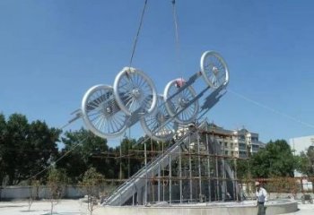鏡面齒輪雕塑廠家 公園大型擺件 創(chuàng)意不銹鋼齒輪雕塑制作廠