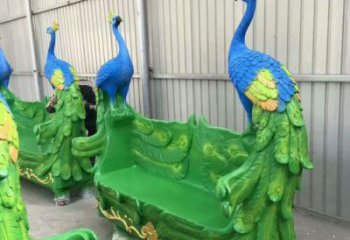 彩繪休閑椅雕塑廠家 公園廣場(chǎng)擺件 街頭不銹鋼休閑椅雕塑廠