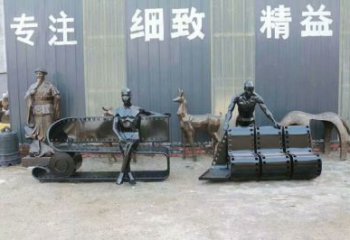 街頭坐椅雕塑廠家 大型別墅區(qū)擺件 仿古不銹鋼坐椅雕塑廠