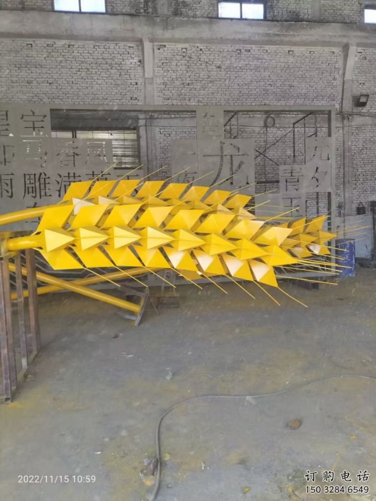 創(chuàng)意水稻雕塑廠家 創(chuàng)意戶外小品 公園不銹鋼水稻雕塑生產(chǎn)