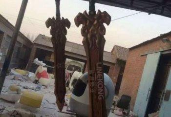 大型利劍雕塑廠家 鍛造烤漆小品 創(chuàng)意不銹鋼利劍雕塑廠