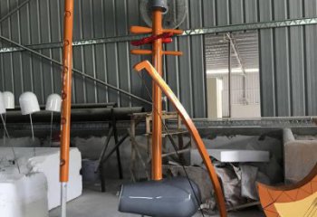 廣場(chǎng)二胡雕塑廠家 音樂(lè)公園小品 大型二胡雕塑廠