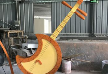 庭院二胡雕塑廠(chǎng)家 公園廣場(chǎng)小品 抽象二胡雕塑廠(chǎng)