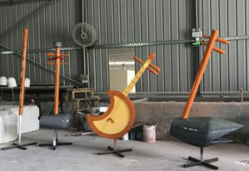 大型二胡雕塑廠(chǎng)家 鍛造小品 歐式二胡雕塑廠(chǎng)