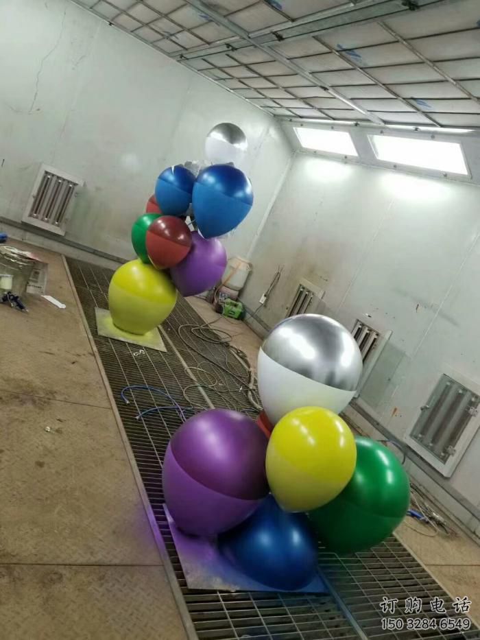 噴漆氣球雕塑廠家 中式村口小品 現(xiàn)代氣球雕塑廠