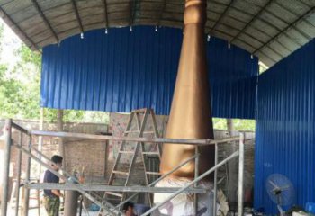 中式毛筆雕塑廠家 公園教育小品 游樂(lè)場(chǎng)不銹鋼毛筆雕塑廠