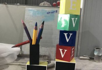 公園鉛筆雕塑廠家 戶(hù)外擺件 黨建不銹鋼鉛筆雕塑廠