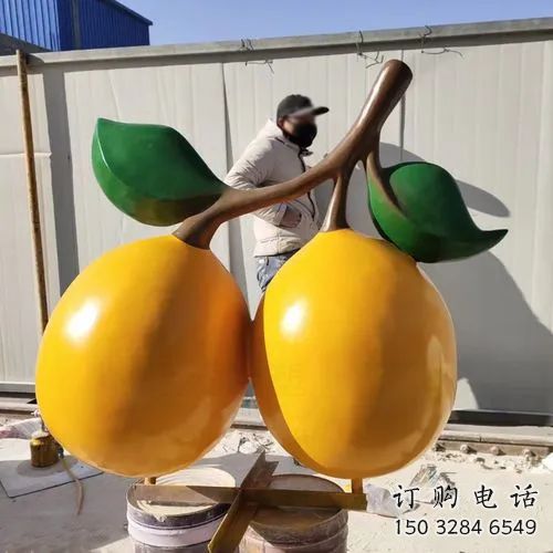 廣場枇杷雕塑廠家 仿真彩繪小品 大型不銹鋼枇杷雕塑廠 廣場枇杷雕塑廠家 仿真彩繪小品 大型不銹鋼枇杷雕塑廠