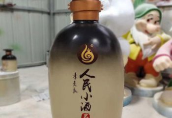 現(xiàn)代瓶子雕塑廠家 大型別墅區(qū)擺件 創(chuàng)意不銹鋼瓶子雕塑廠