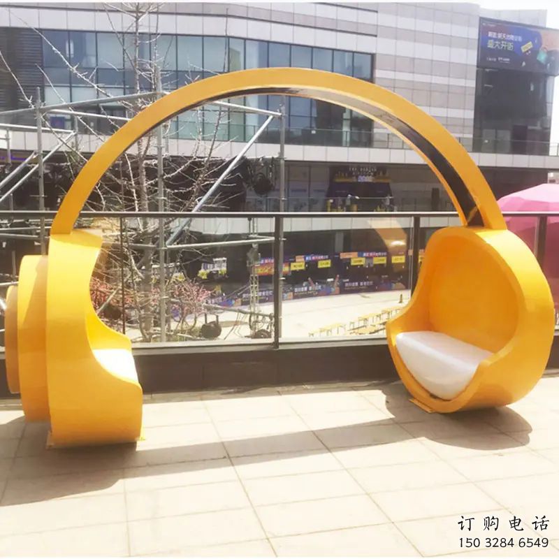 戶外耳機(jī)雕塑廠家 噴漆小品 現(xiàn)代不銹鋼耳機(jī)雕塑廠 戶外耳機(jī)雕塑廠家 噴漆小品 現(xiàn)代不銹鋼耳機(jī)雕塑廠