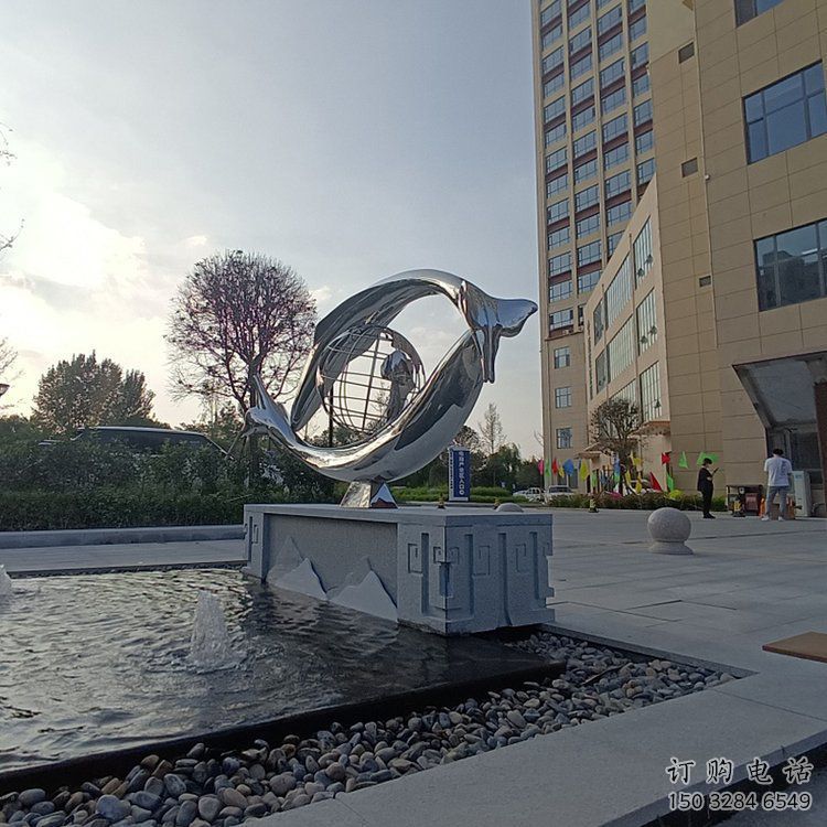 鏤空眼球雕塑廠家 大型園林小品 住宅小區(qū)不銹鋼眼球雕塑廠