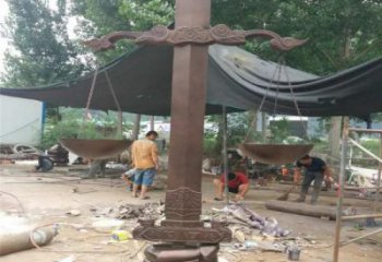 廣場(chǎng)天平雕塑廠家 公園小品 大型不銹鋼天平雕塑廠