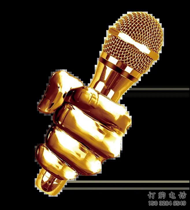 鍍金話筒雕塑廠家 鑄造擺件 戶外不銹鋼話筒雕塑生產(chǎn)廠