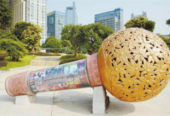 廣場麥克風(fēng)雕塑廠家 現(xiàn)代小品 異形不銹鋼麥克風(fēng)雕塑廠
