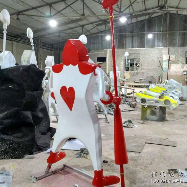 中式撲克雕塑廠家 街頭小品 游樂場撲克雕塑廠 中式撲克雕塑廠家 街頭小品 游樂場撲克雕塑廠