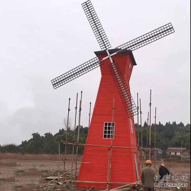 現(xiàn)代大風(fēng)車雕塑廠家 大型別墅區(qū)擺件 抽象大風(fēng)車雕塑廠