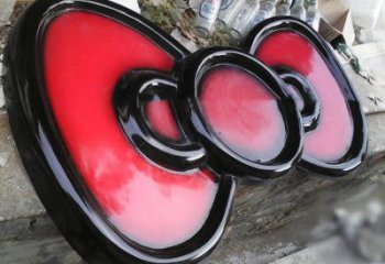 大型蝴蝶結(jié)雕塑廠家 彩繪工藝小品 廣場蝴蝶結(jié)雕塑價格