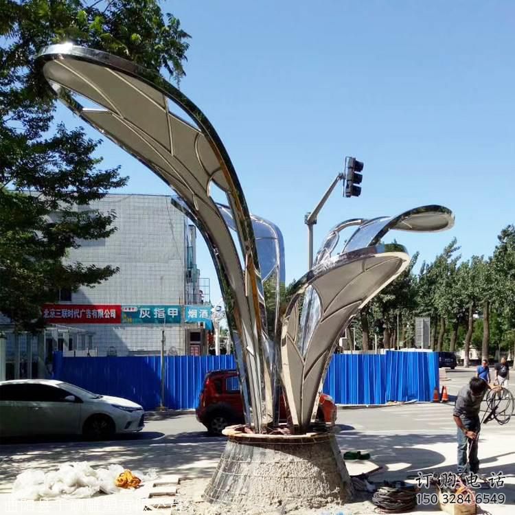 鏡面葉片雕塑廠家 烤漆大型擺件 歐式不銹鋼葉片雕塑廠 鏡面葉片雕塑廠家 烤漆大型擺件 歐式不銹鋼葉片雕塑廠
