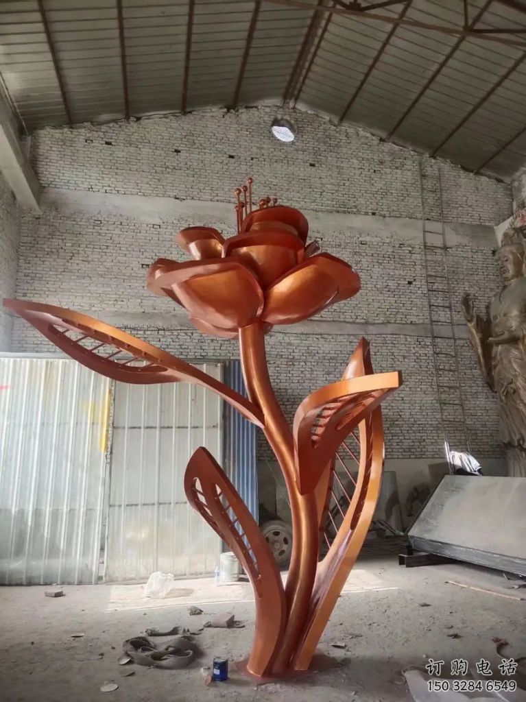 烤漆月季花雕塑廠家 鏤空小品 公園不銹鋼月季花雕塑廠 烤漆月季花雕塑廠家 鏤空小品 公園不銹鋼月季花雕塑廠