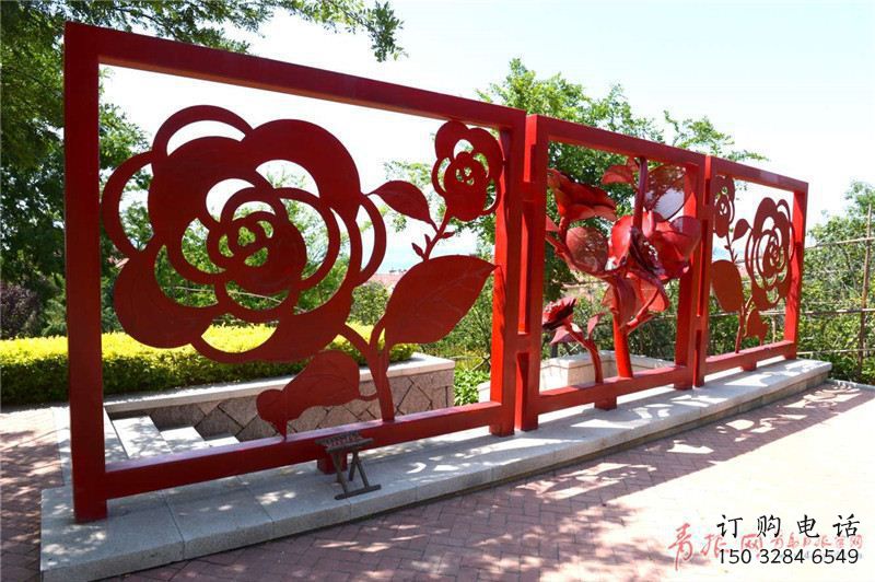 剪紙?jiān)录镜袼軓S家 切面擺件 鏤空不銹鋼月季雕塑制作 剪紙?jiān)录镜袼軓S家 切面擺件 鏤空不銹鋼月季雕塑制作