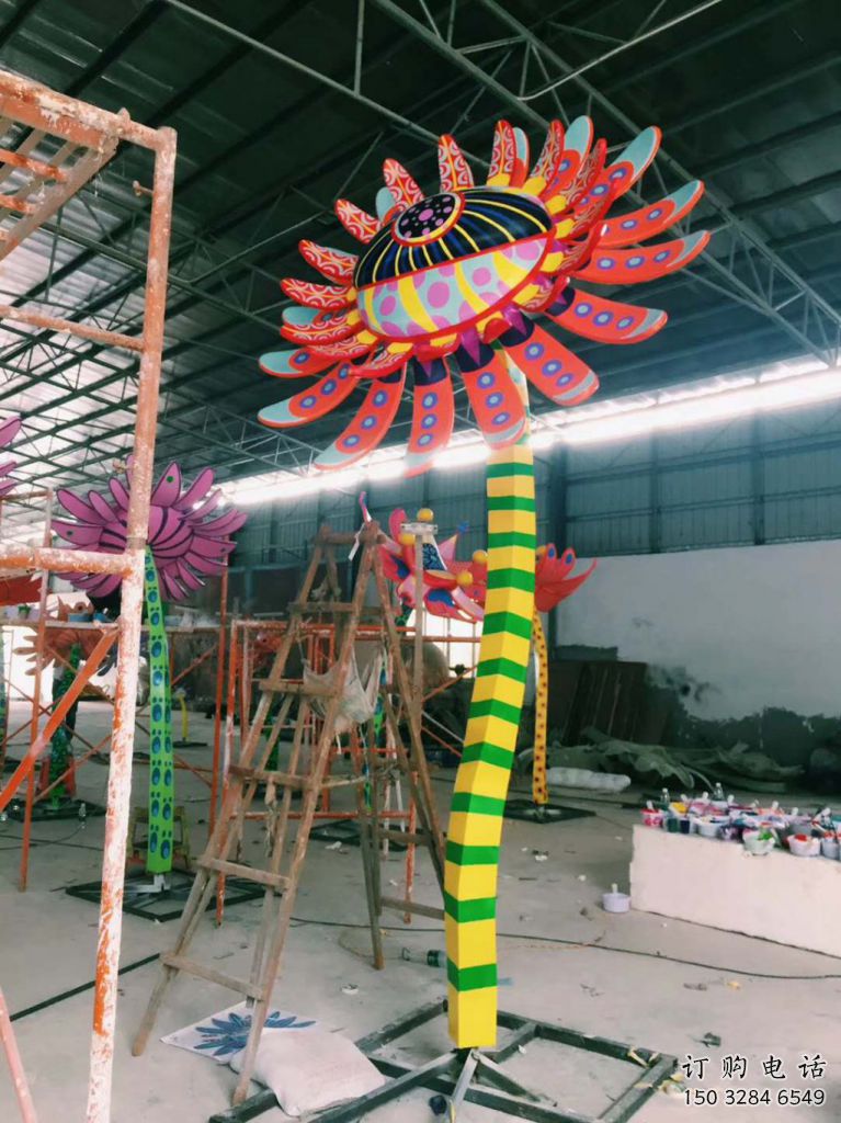 園林太陽(yáng)花雕塑廠家 烤漆小品 中式不銹鋼太陽(yáng)花雕塑廠