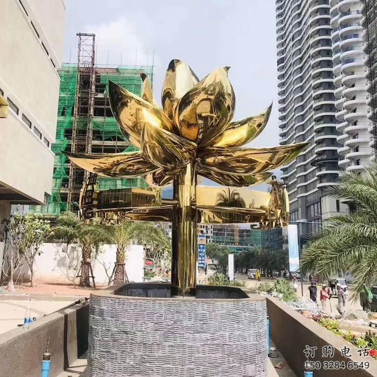 園林金蓮雕塑廠家 現(xiàn)代公園小品 中式不銹鋼金蓮雕塑廠 園林金蓮雕塑廠家 現(xiàn)代公園小品 中式不銹鋼金蓮雕塑廠