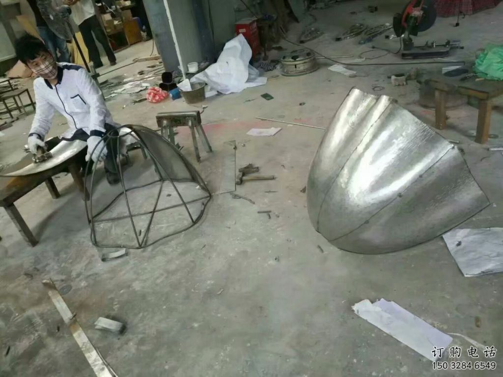 創(chuàng)意蓮藕雕塑廠家 現(xiàn)代小品 公園不銹鋼蓮藕雕塑廠