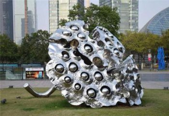 異形蓮蓬雕塑廠家 現(xiàn)代公園小品 廣場不銹鋼蓮蓬雕塑廠