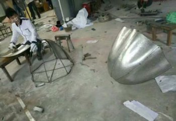 創(chuàng)意蓮藕雕塑廠家 現(xiàn)代小品 公園不銹鋼蓮藕雕塑廠