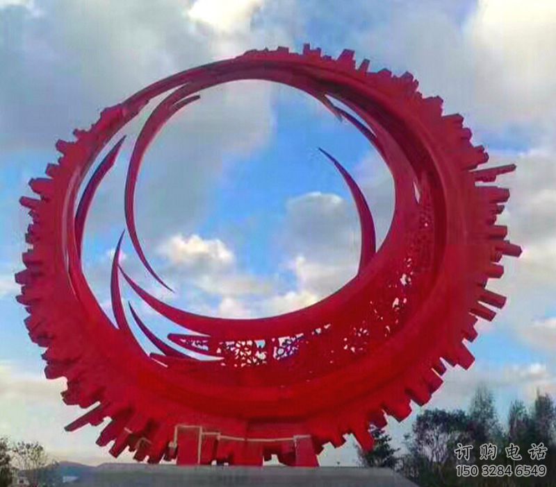 抽象花環(huán)雕塑廠家 烤漆公園小品 戶外不銹鋼花環(huán)雕塑廠 抽象花環(huán)雕塑廠家 烤漆公園小品 戶外不銹鋼花環(huán)雕塑廠