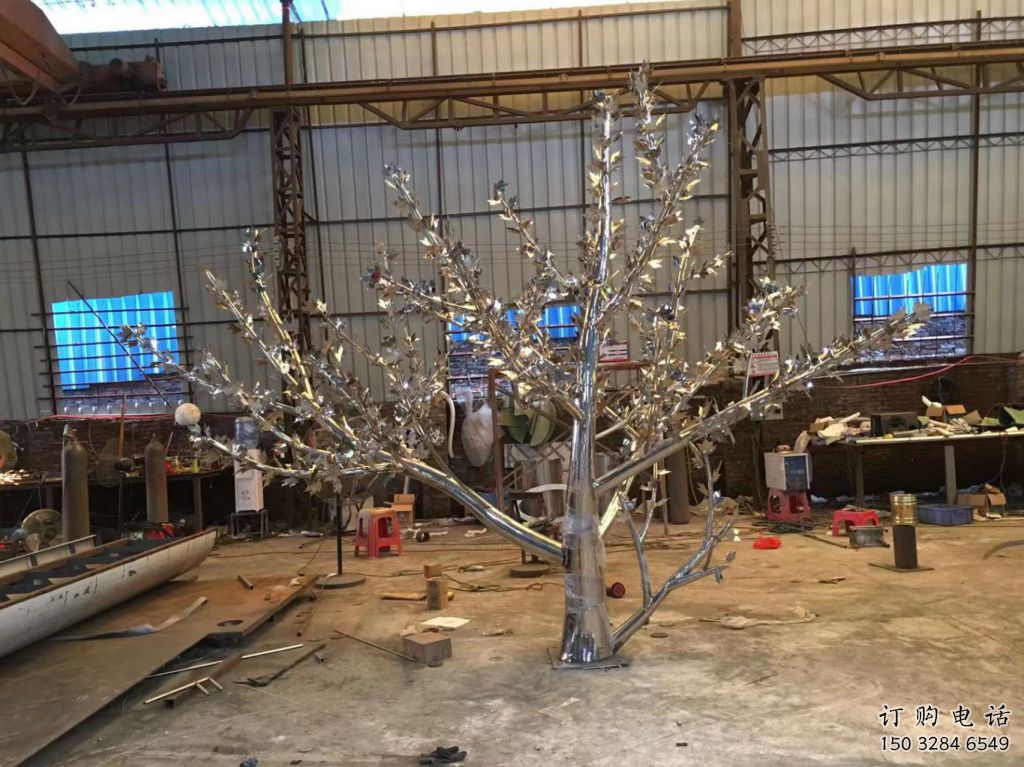 園林楓樹雕塑廠家 鏡面小品 中式不銹鋼楓樹雕塑廠 園林楓樹雕塑廠家 鏡面小品 中式不銹鋼楓樹雕塑廠