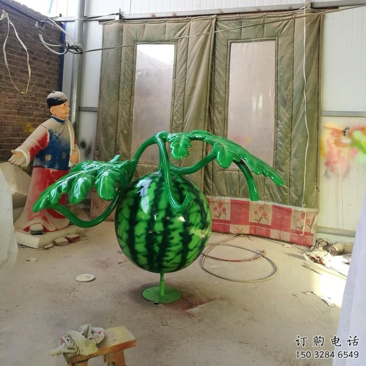 仿真西瓜雕塑廠家 現(xiàn)代擺件 大型不銹鋼西瓜雕塑廠 仿真西瓜雕塑廠家 現(xiàn)代擺件 大型不銹鋼西瓜雕塑廠